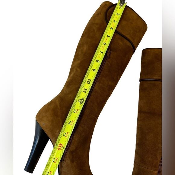 BCBGMaxAzria Suede Tassle Heel Boots - Picture 10 of 13